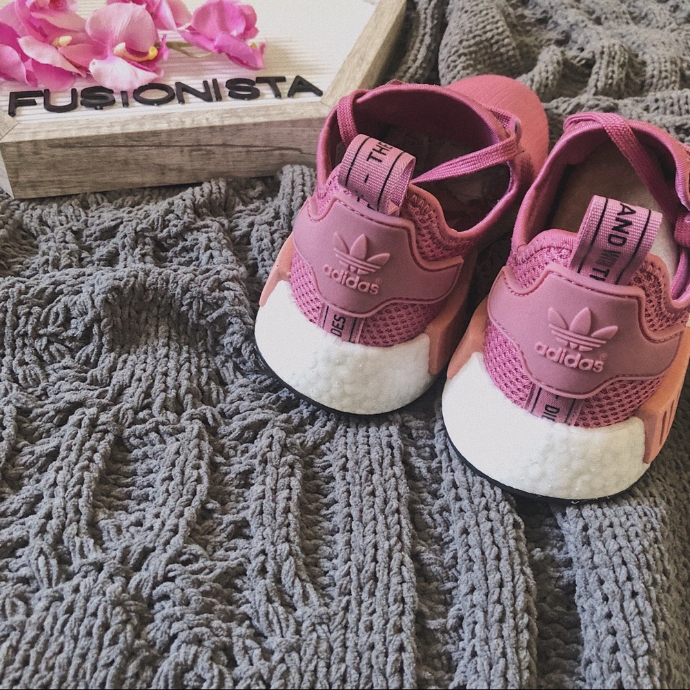‼️sold‼️🍭 Rare Adidas NMD R1 Dusty Rose - Picture 7 of 8